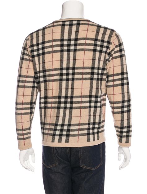 burberry nova check sweater